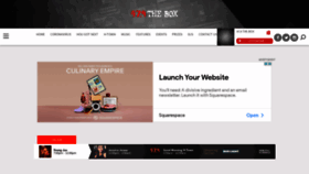 What Theboxhouston.com website looked like in 2021 (3 years ago)