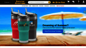What Theexecutiveadvertising.com website looked like in 2021 (3 years ago)