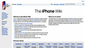 What Theiphonewiki.com website looked like in 2021 (3 years ago)