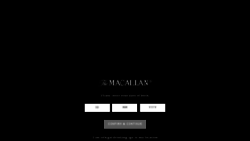 What Themacallan.com website looked like in 2021 (3 years ago)