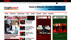 What Tempotimor.com website looked like in 2021 (3 years ago)