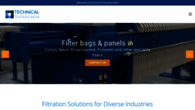 What Technicaltextilesindia.com website looked like in 2021 (4 years ago)