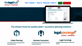 What Thelegalhub.com.au website looked like in 2021 (3 years ago)
