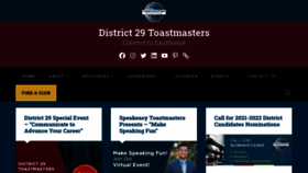 What Tmd29.org website looked like in 2021 (3 years ago)