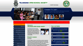 What Telanganaopenschool.org website looked like in 2021 (3 years ago)