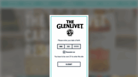 What Theglenlivet.com website looked like in 2021 (3 years ago)