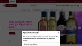 What Thewineshops.com website looked like in 2021 (4 years ago)