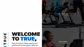 What Truefitness.com website looked like in 2021 (3 years ago)