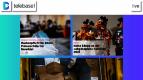 What Telebasel.ch website looked like in 2021 (4 years ago)