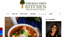 What Thissillygirlskitchen.com website looked like in 2021 (3 years ago)