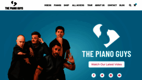 What Thepianoguys.com website looked like in 2021 (3 years ago)