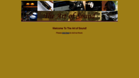 What Theartofsound.net website looked like in 2021 (3 years ago)