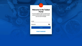 What Talabat.portal.restaurant website looked like in 2021 (3 years ago)