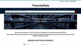 What Tvserviceparts.com website looked like in 2021 (3 years ago)