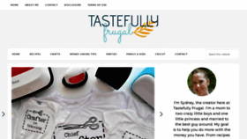 What Tastefullyfrugal.org website looked like in 2021 (3 years ago)