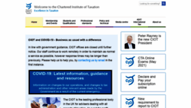 What Tax.org.uk website looked like in 2021 (4 years ago)