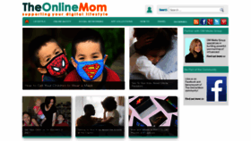 What Theonlinemom.com website looked like in 2021 (3 years ago)