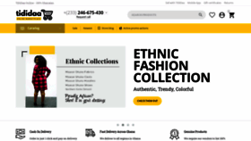 What Tididaa.com website looked like in 2021 (3 years ago)