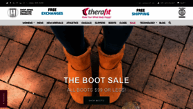What Therafitshoe.com website looked like in 2021 (3 years ago)