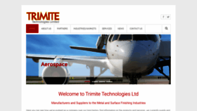 What Trimitetechnologies.com website looked like in 2021 (3 years ago)