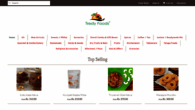 What Tredyfoods.com website looked like in 2021 (3 years ago)