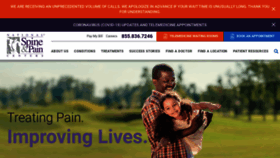 What Treatingpain.com website looked like in 2021 (3 years ago)