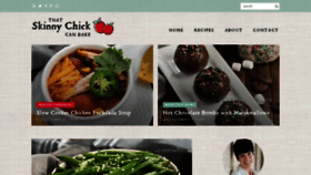 What Thatskinnychickcanbake.com website looked like in 2021 (3 years ago)