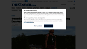 What Thecourier.co.uk website looked like in 2021 (3 years ago)