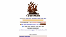 What Tpbaysproxy.com website looked like in 2021 (3 years ago)