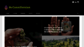 What Thecannifornian.com website looked like in 2021 (3 years ago)