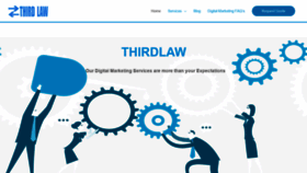 What Thirdlaw.in website looked like in 2021 (3 years ago)