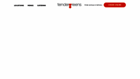 What Tendergreens.com website looked like in 2021 (3 years ago)