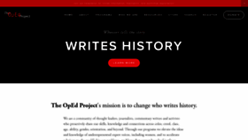 What Theopedproject.org website looked like in 2021 (3 years ago)
