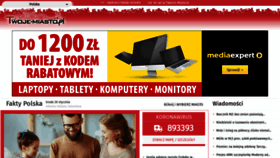 What Twoje-miasto.pl website looked like in 2021 (3 years ago)