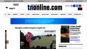 What Tnonline.com website looked like in 2021 (3 years ago)