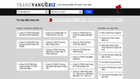What Trangvang.biz website looked like in 2021 (3 years ago)