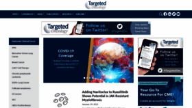 What Targetedonc.com website looked like in 2021 (3 years ago)