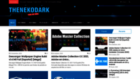 What Thenekodark.com website looked like in 2021 (3 years ago)