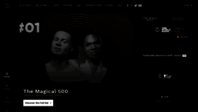 What Tomorrowland.com website looked like in 2021 (3 years ago)