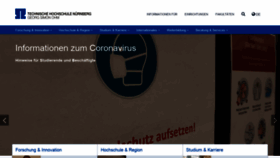 What Th-nuernberg.de website looked like in 2021 (3 years ago)