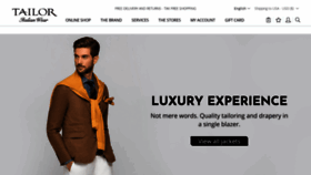 What Tailoritalianwear.com website looked like in 2021 (3 years ago)
