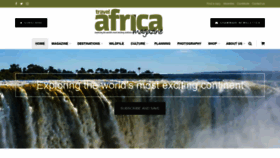 What Travelafricamag.com website looked like in 2021 (3 years ago)