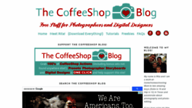 What Thecoffeeshopblog.com website looked like in 2021 (3 years ago)