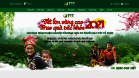 What Thuocdantoc.vn website looked like in 2021 (3 years ago)