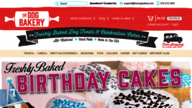 What Thedogbakery.com website looked like in 2021 (3 years ago)