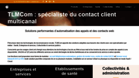 What Tlmcom.fr website looked like in 2021 (3 years ago)