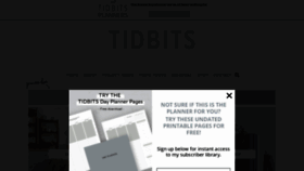What Tidbits-cami.com website looked like in 2021 (3 years ago)