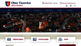 What Tasovice.cz website looked like in 2021 (3 years ago)