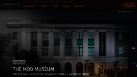 What Themobmuseum.org website looked like in 2021 (3 years ago)