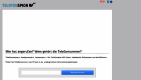 What Telefonspion.de website looked like in 2021 (5 years ago)